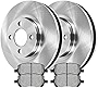 AutoShack RSCD65085-65085-956-2-4 Front Brake Kit Rotors and Ceramic Pads Pair of 2 Driver and Passenger Side Replacement for Pontiac G5 Pursuit 2005-2010 Chevrolet Cobalt 2003-2007 Saturn Ion FWD