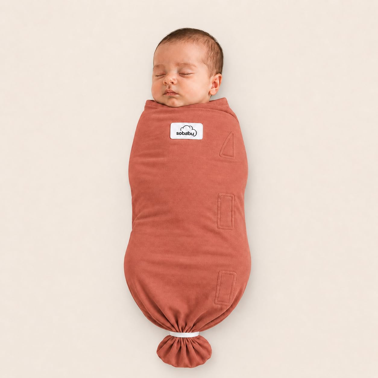 7-Second Newborn Baby Swaddle Wrap | Easy Swaddling Sleep Sack for 0–6 Months | Anti-Startle Baby Sleep Wrap | Hip-Healthy Adjustable Swaddle Blanket | Coral Nest Peach | 1 Pack-image-17