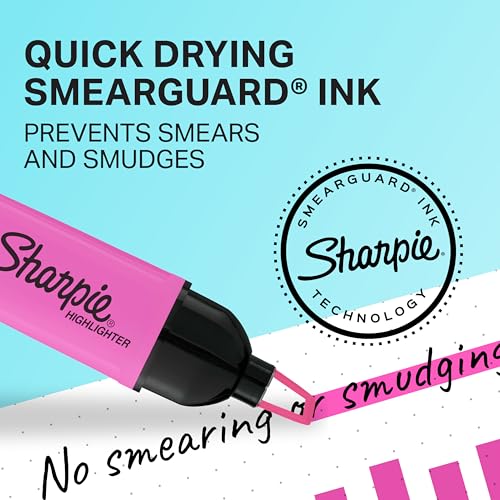 Image of Sharpie Clear View Highlighters, See-Through Chisel Tip, Fluorescent Assorted Colors, 8 Count