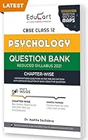 Educart CBSE Psychology Class 12 Question Bank (Reduced Syllabus) for 2021 9389609178 Book Cover