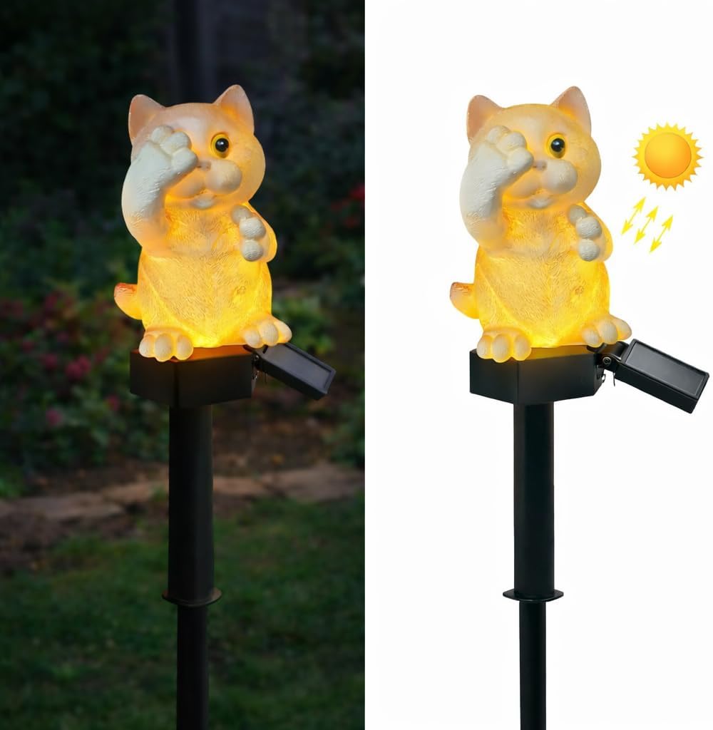 CBK CAT Garden Solar Lights Outdoor Cute Bird LED Decorative Waterproof Garden Stake Lights, Lawn Lamp Light for Garden, Balcony, Patio, Yard Landscape Lighting