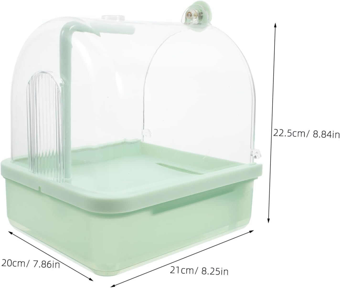 SUPVOX Bird Bath Tub Rotating Faucet Auto Bird Bathtub for Parakeet Toys Pet Bathtub