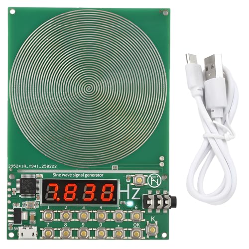 7.83Hz Schumann Frequency Generator Frequency Healing Device 0.01-10000Hz Adjustable Schumann Sine Wave Resonance Generator Ultra Low Pulse for Healing Meditation Stress Relief Relaxation Sleep
