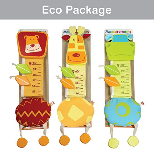 I'm Wood And Fabric Wall Growth Chart, Height Measurement, Scale, Ruler For Kids (Hippo) #TOP5