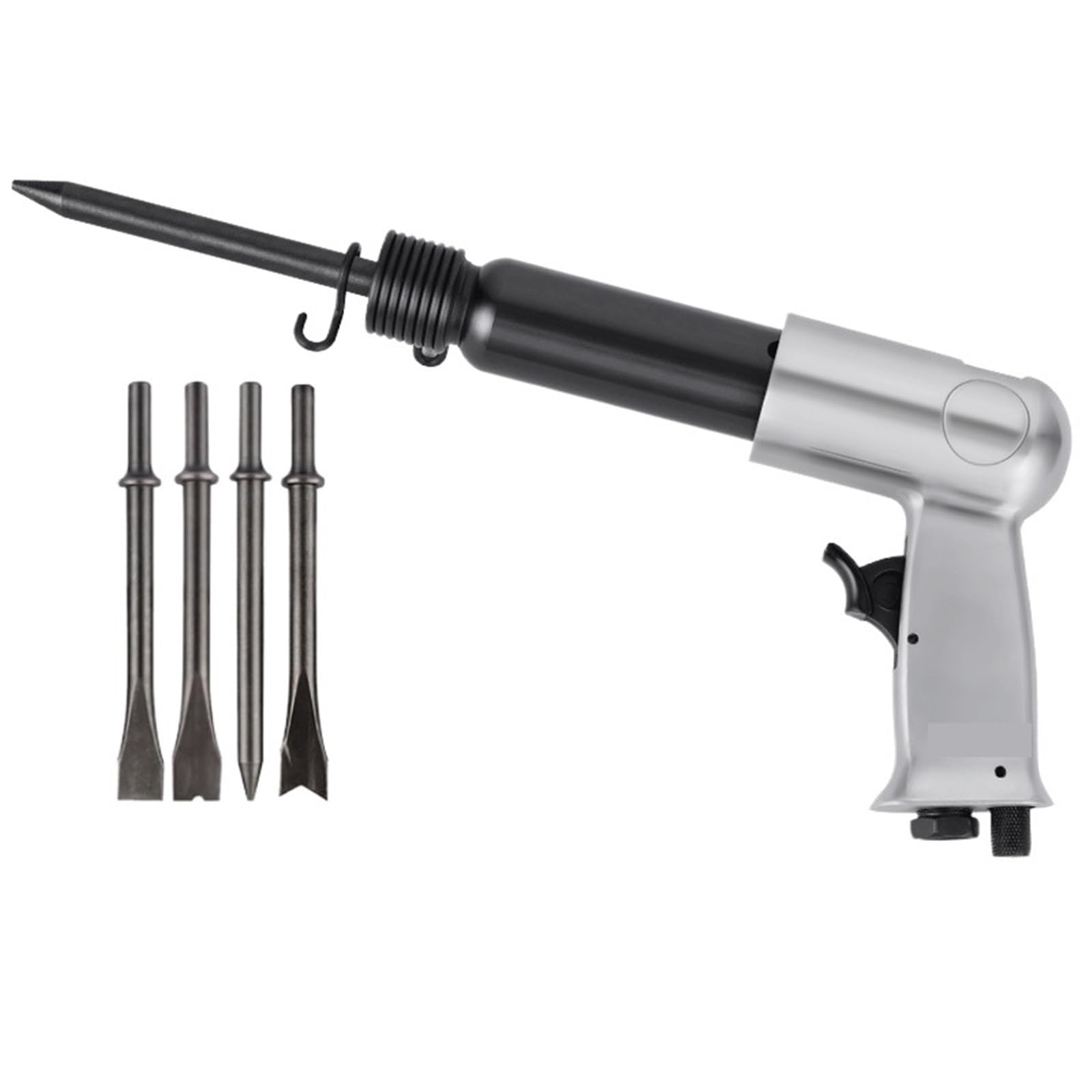 Druckluftwerkzeuge, Handheld Schaufeln Air Hammer Kleine Rost Entferner Pneumatische Werkzeuge Mit 4 Meißel(250)