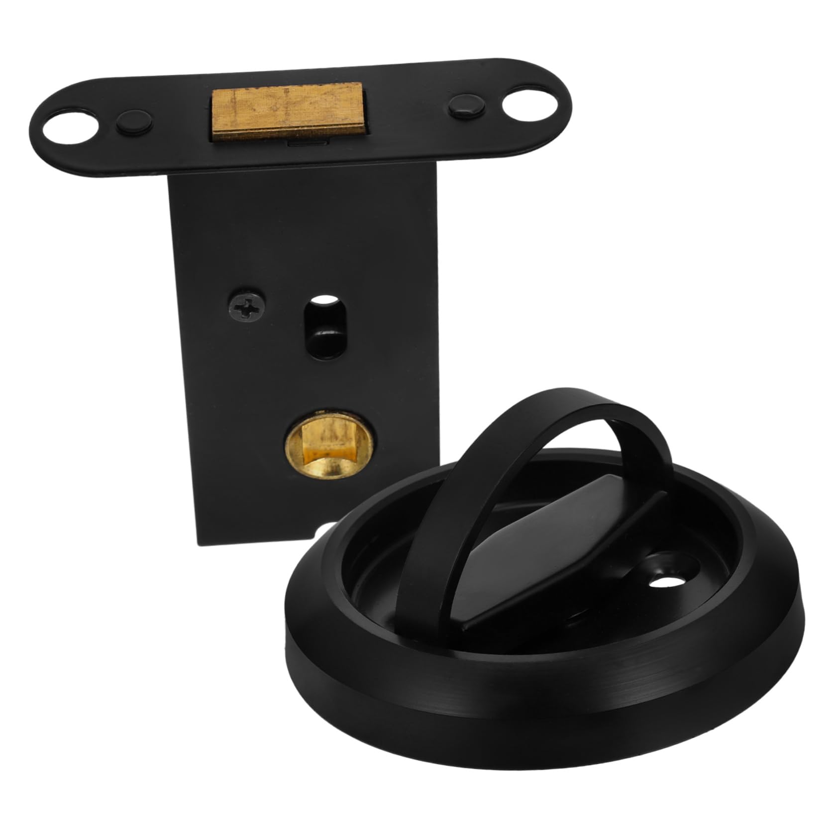 UKCOCO Door Lock Latch for Sliding Barn Doors Matte Finish Security Lock Home Bathroom Bedroom
