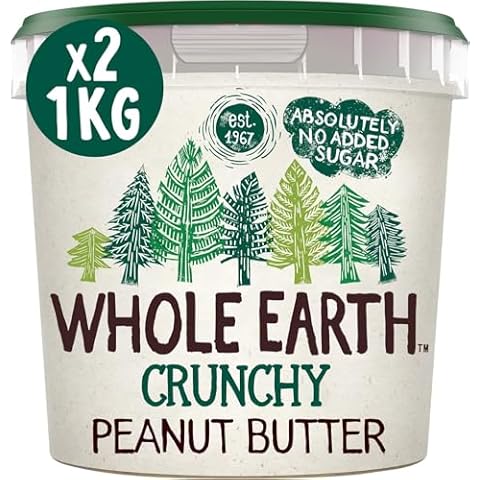 Whole Earth Crunchy Peanut Butter, 2kg Tub Cover