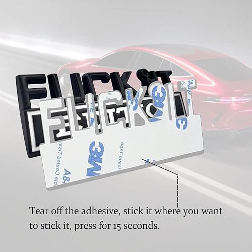 Miniatura 3 de Fuck IT Edition Emblema, emblema para exteriores de automóvil, calcomanía 3D, calcomanía de Fuck-IT Edition Emblema 3D Fender Badge Decal 3D Fender