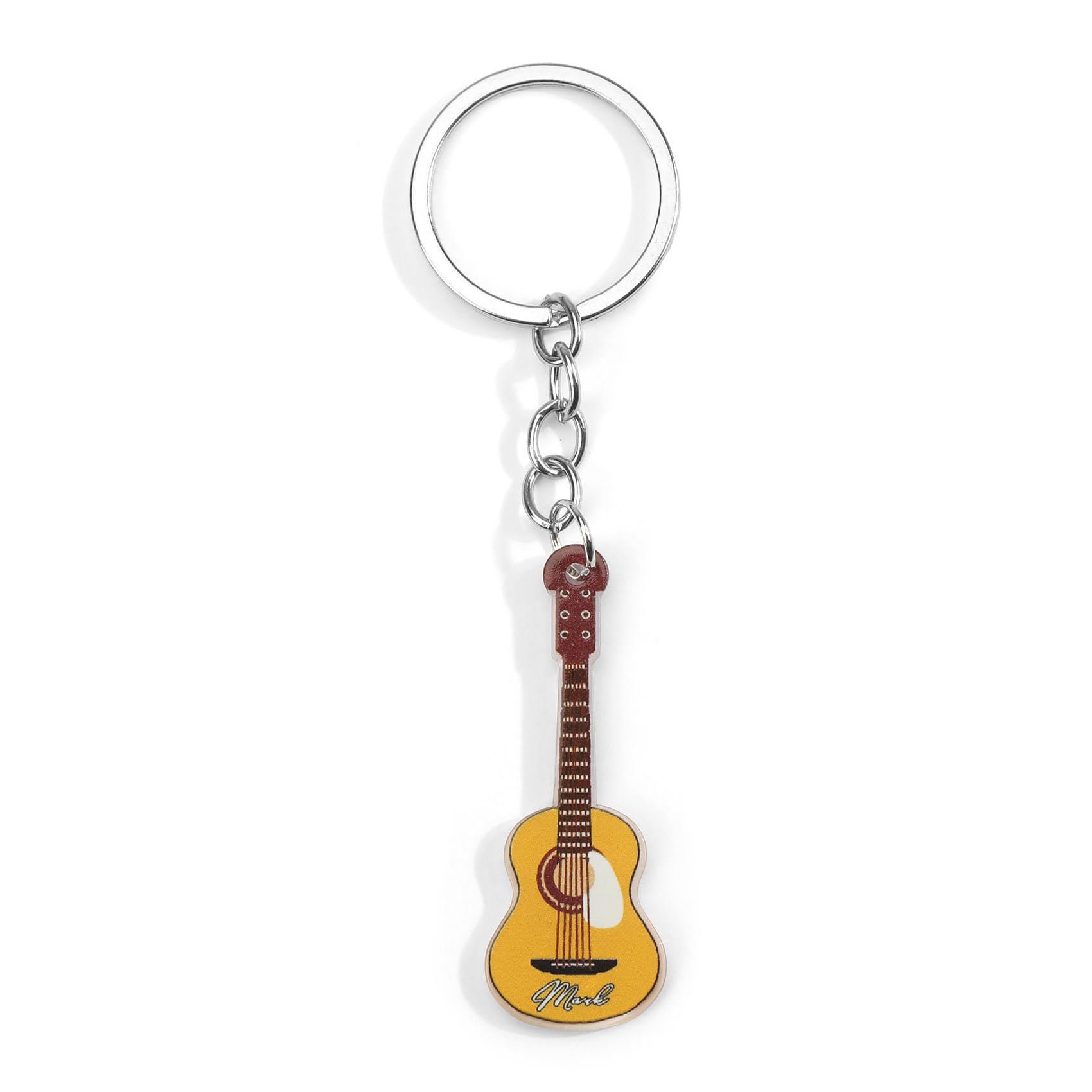 Y2K Gitarre Schlüsselanhänger, Musikinstrument Schlüsselanhänger, Cool Trend Mode Anhänger, Geschenke für Musikliebhaber, Geschenke für Frauen