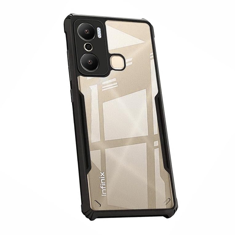 COBERTA Back Cover for Infinix HOT 20 5G Back Cover Case - Black Transparent (B0CJCF39G8) Amazon Price History, Amazon Price Tracker