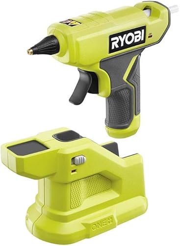 Ryobi - Pistola de pegamento compacta inalámbrica de 18 V