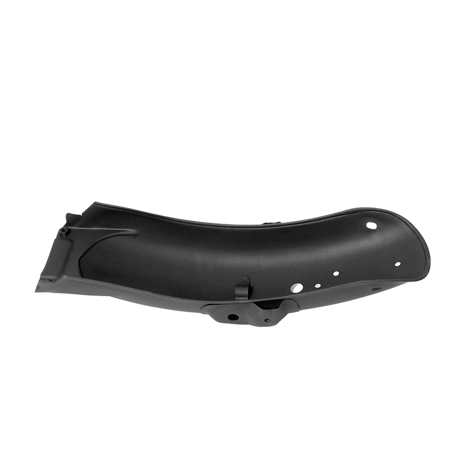 DUBDOG Paraspruzzi per Moto, Parafango Parafango Parafango Nero/Cromo Moto Universale Posteriore Retro Parafango in Metallo Paraspruzzi Compatible with Parafango CG125 GN125 (Color : Black)(Schwarz)