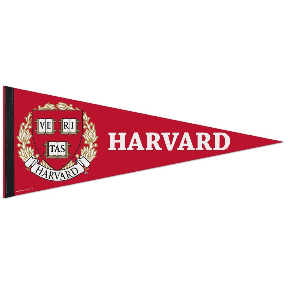 NCAA 40046013 - Gagliardetto Harvard College Premium, 30,5 x 76,2 cm