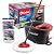 O-Cedar Easywring Microfiber Spin Mop & Bucket Floor Cleaning System with 2 Extra Refills