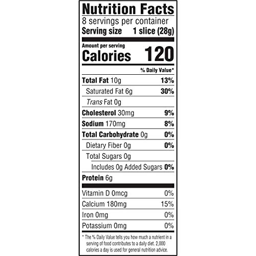 Cracker Barrel Black Ribbon Natural Slices Vermont Sharp White Cheddar Cheese Slices, 8 ct. Pouch