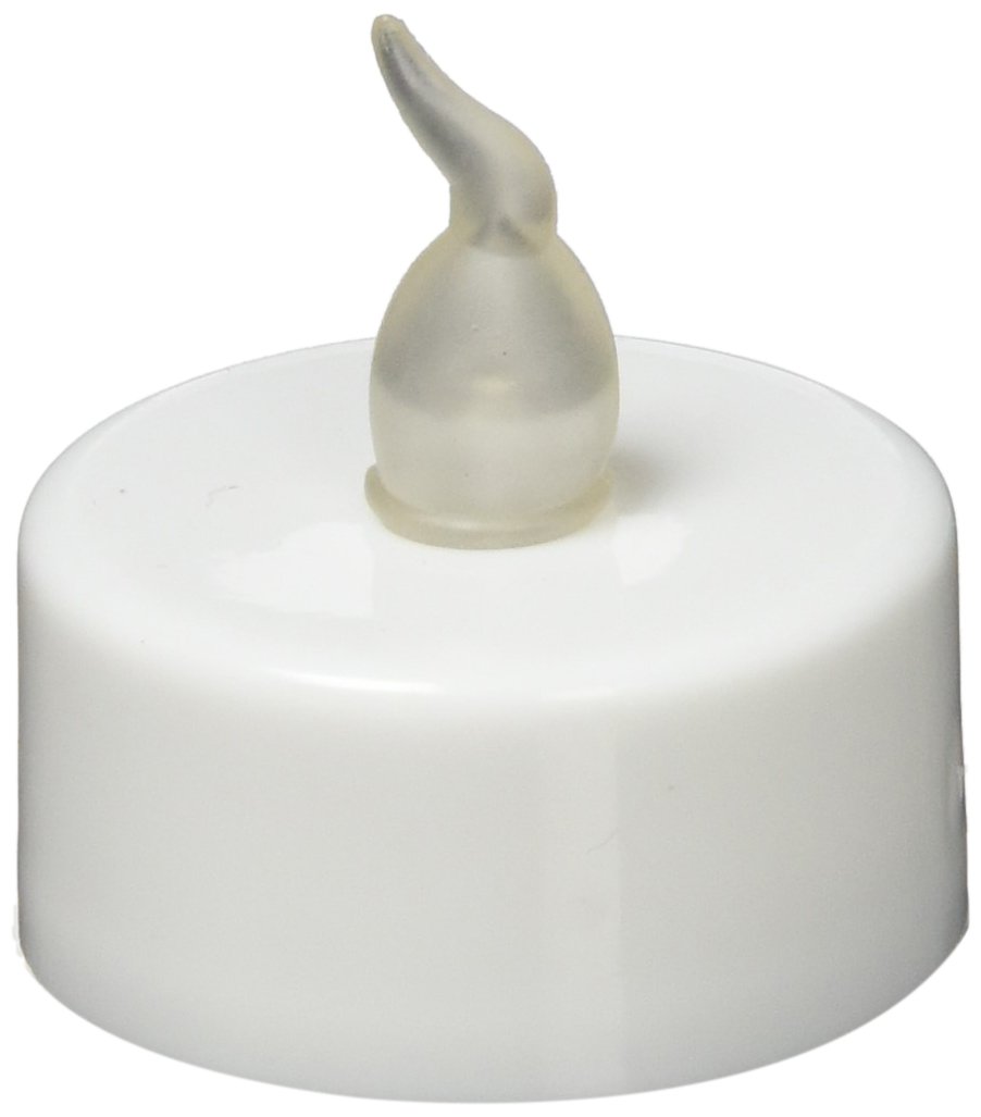 Aookey Flameless LED Tea Lights Candles, 24 Pcs Small Bright Flickering Candles with Battery for Party, Festivals, Weddings, Halloween, Christmas Decoration (Amber Yellow) [Energy Class A+++]