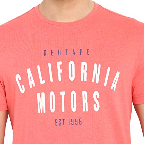 Image of Red Tape Men's Solid Regular Fit Polo