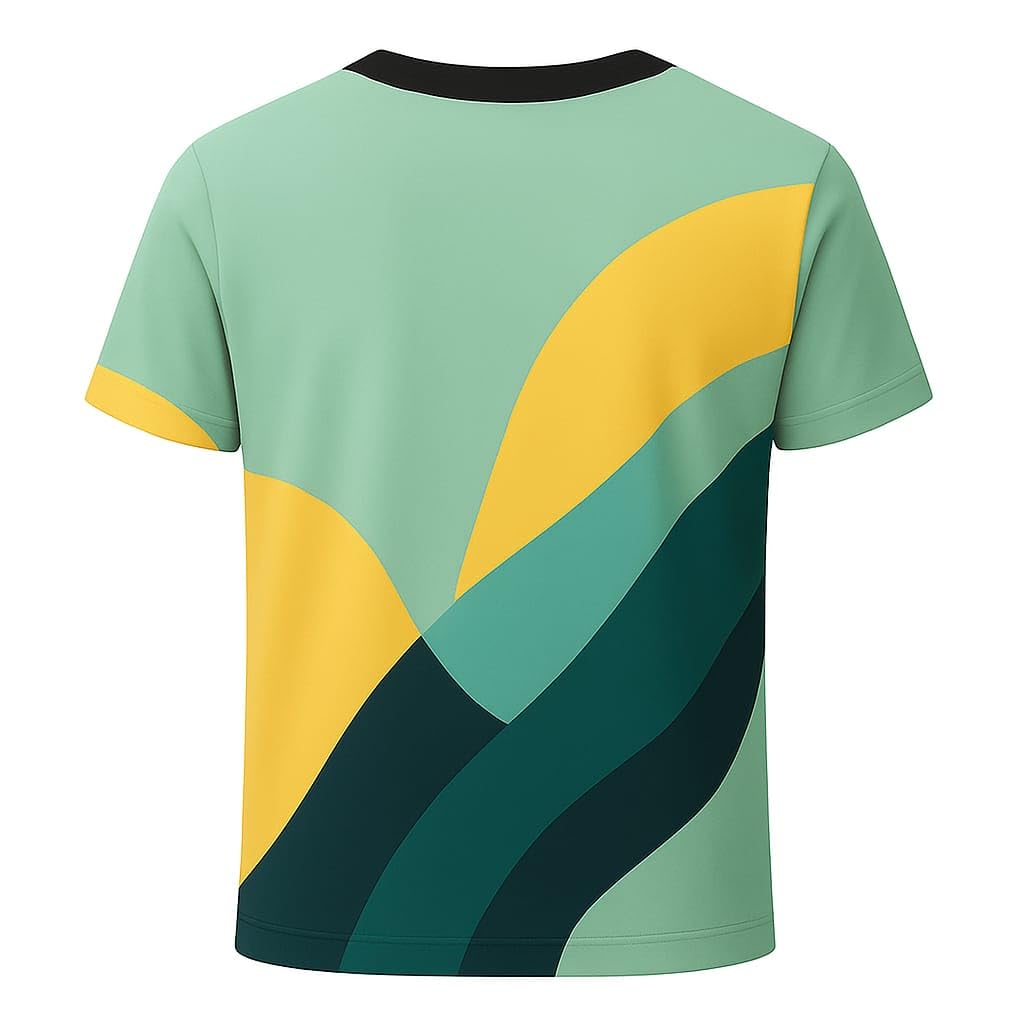 Kid's Athletic T-Shirt | Ultra-Breathable, Moisture-Wicking Polyester Jersey Designed for Energetic Running, Active Sports, and Everyday Play (10-11 Years, Mint Green) - Image 2 thumbnail