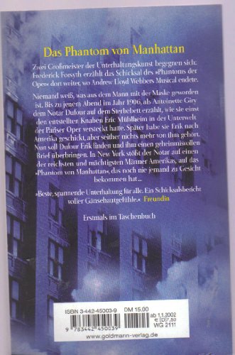 Das Phantom von Manhattan: Roman