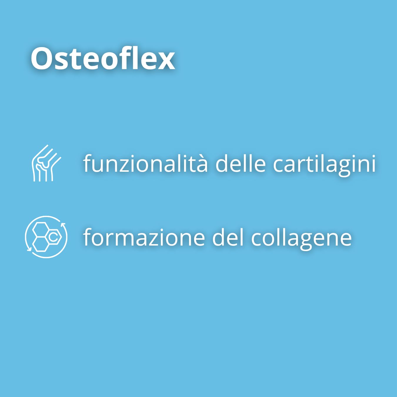 Osteoflex Integratore per Articolazioni e Cartilagine - A base di Glucosamina e Condroitina, 90 Compresse, HealthAid