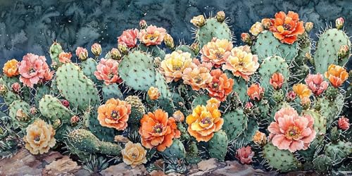 Cadeau anti-stress broderie diamant cactus kit d'art complet adulte