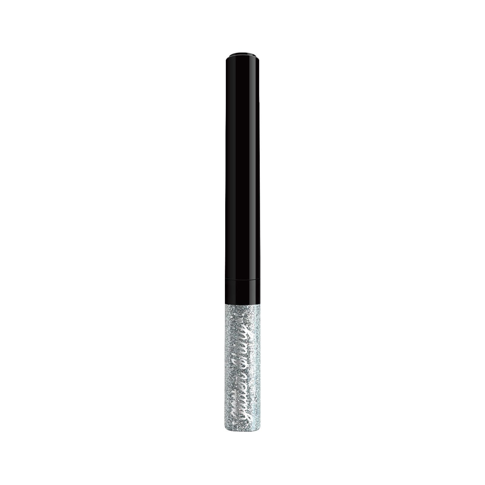 12 colores de sombra de ojos con purpurina líquida, delineador de ojos, color dorado metálico, base líquida duradera y brillante (G One Size)