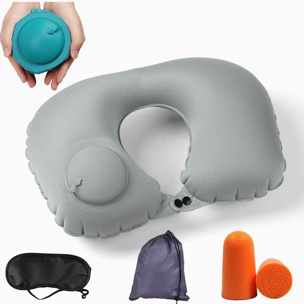 inflatable neck support pillow