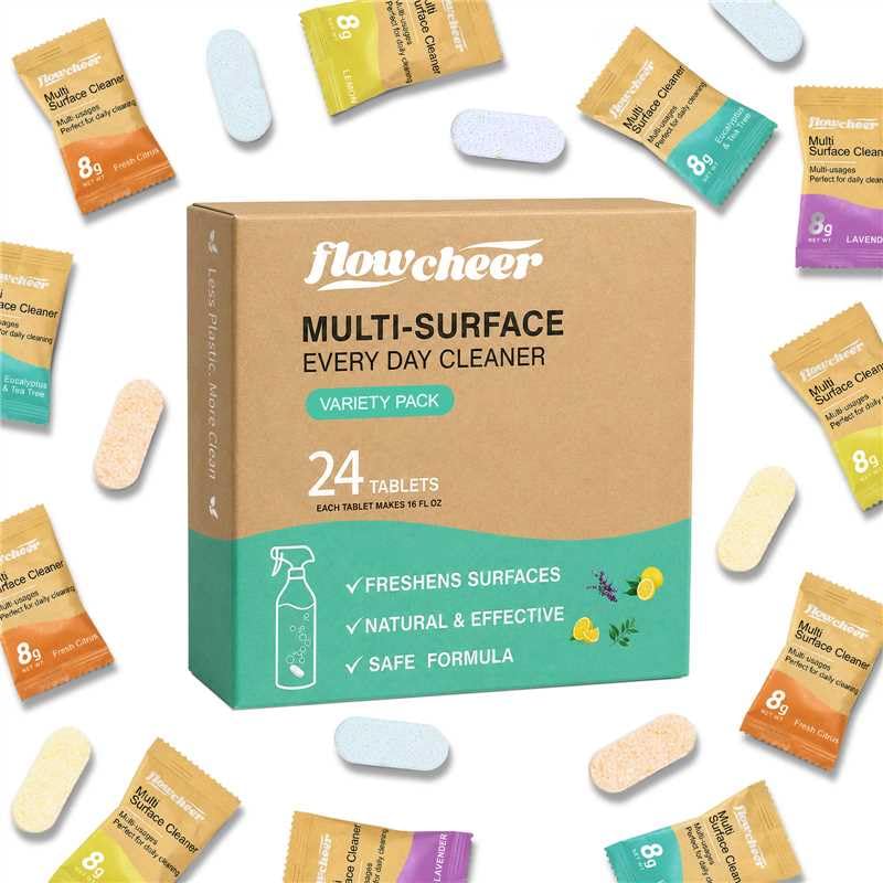 Image of flowcheer All Purpose Multi Surface Cleaner Refills (Mixed24)