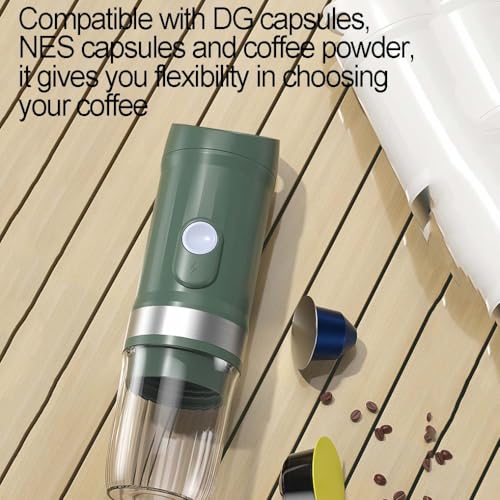 Cafetera portátil expreso inalámbrica con batería 80 mL miniatura 3