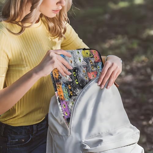 Funda para portátil 13-14 pulgadas diseño gatos impermeable miniatura 6