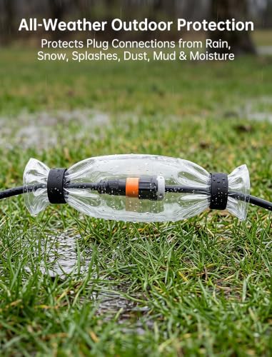 Tomorotec Outdoor Extension Cord Cover Waterproof Heavy Duty PVC for RV - image 5