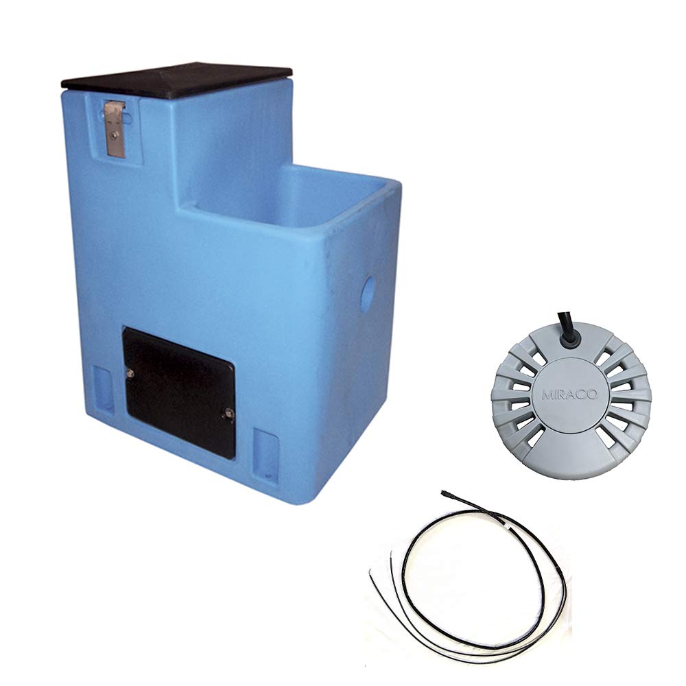 Miraco Lil' Spring 2801 Single Sided Automatic Livestock Waterer - Blue Heated