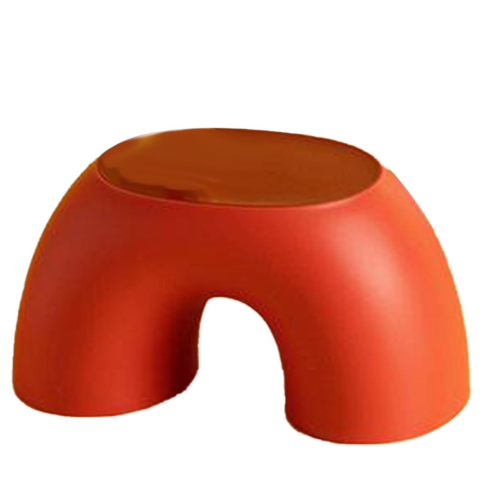 ACOGEDO Multifunctional Kids Stool - Skid Plastic Footstool for Bathroom, Bright Yellow Step Stool for (Red)