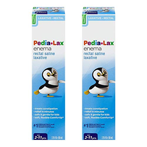Pedia-Lax Enema For Children For Ages 2 To 11 Years, Pack of 12