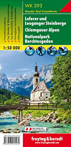 WK 393 Loferer und Leoganger Steinberge - Chiemgauer Alpen - Nationalpark Berchtesgaden, Wanderkarte