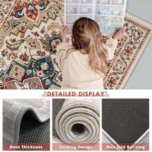 Tapis de Couloir Antidérapant et Lavable en Caoutchouc - 3
