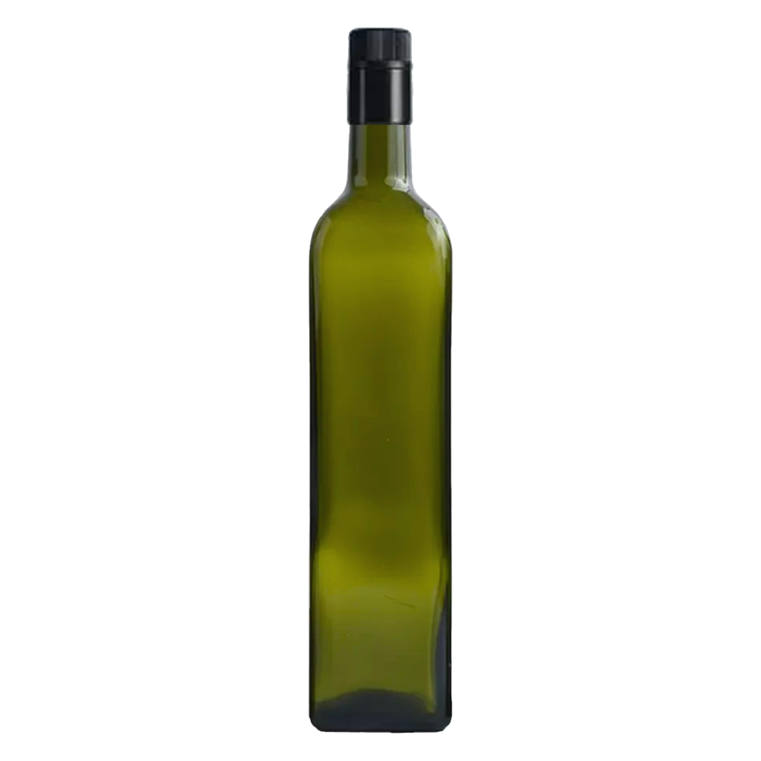 Bottiglia Bottiglie Olio marasca Scura con Tappo salvagoccia per imbottigliamento (750 ml 48 Pz)