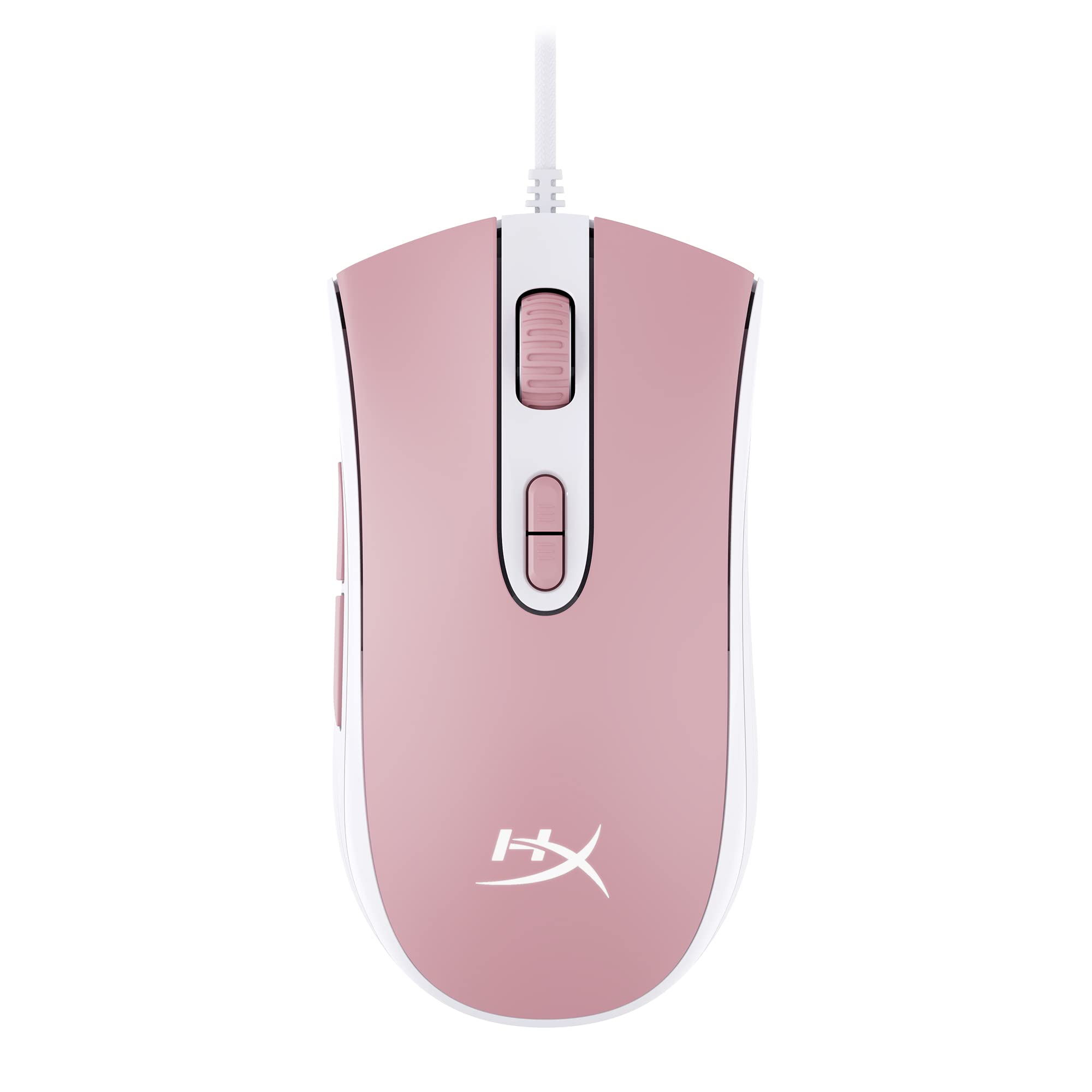 HyperX Pulsefire Core RGB Gaming Mouse Pink Optical DPI Adjustable Omron Switch 639P1AA