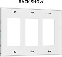 Vista 266 de Vista de ventana, isla tropical, playa, palmeras, cielo soleado, cubierta de interruptor de luz de palanca individual, placa decorativa de pared
