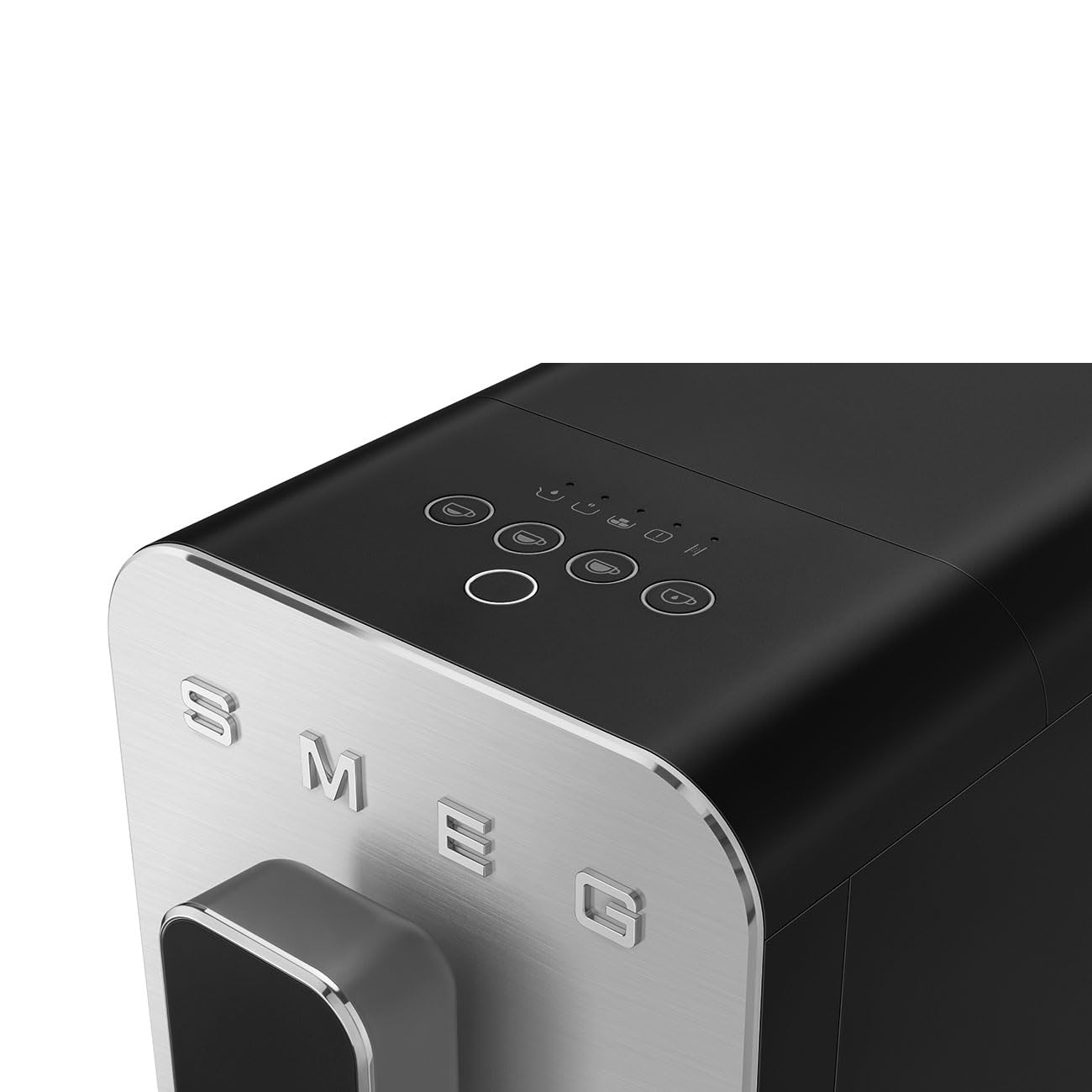 Smeg BCC11BLMEU - Cafetera automática con función de vapor, color negro