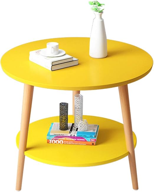 Home warehouse Double Layer Coffee Table, Living Room