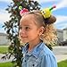 Z-CHARMMY Crazy Hair Day Accessories for Girls, Funny Hair Clips for Kids, Cute Cartoon Clips for Kids, 5 Pieces