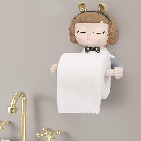 Amazon トイレットペーパーホルダー クリエイティブトイレットペーパーホルダーペーパータオルディスペンサー壁バスルームトイレットペーパータオルディスペンサー トイレットペーパー収納 Color B キッチンペーパーホルダー オンライン通販