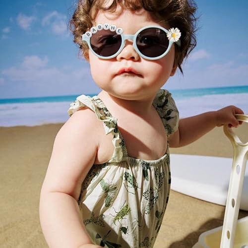 Custom Sunglasses for Kids,Personalized Name Sunglasses with Daisy for Toddler Girl Gifts3
