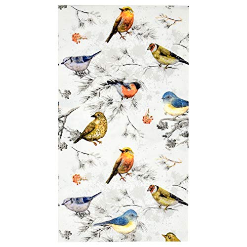 Gift Boutique 100 Bird Guest Napkins 3 Ply Disposable Paper Pack Colorful Birds Dinner Hand
