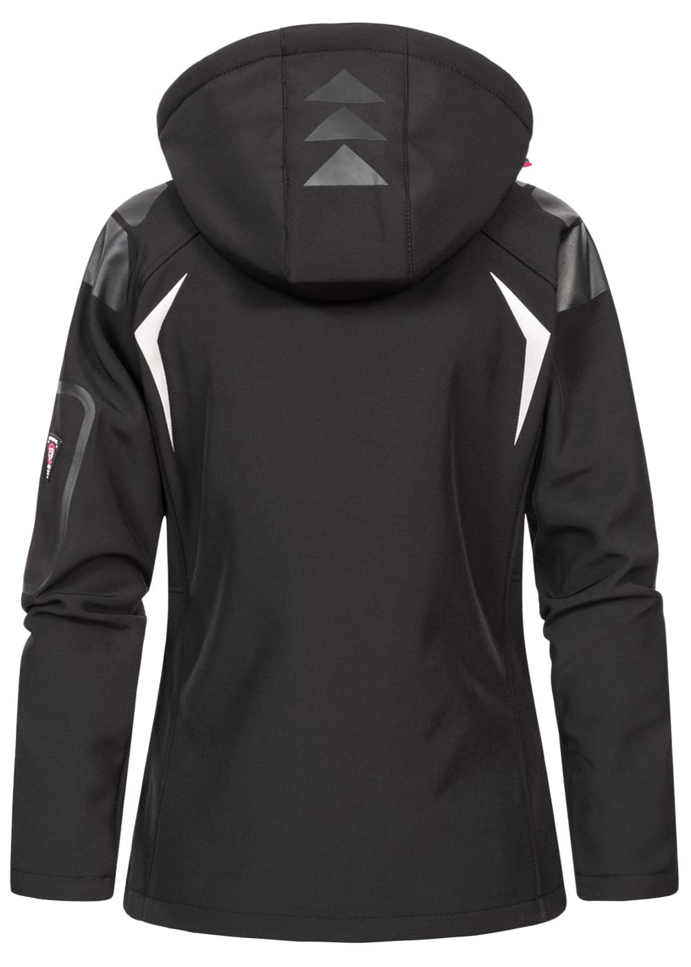 Geographical Norway Tisland Lady Distribrands - Giacca softshell impermeabile da donna - Giacca con cappuccio resistente all'inverno e antivento - Attività all'aperto escursioni