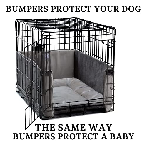 Pet Dreams Complete 3 Piece Crate Bedding Set! The Original Crate Cover, Crate Pad and Crate Bumper fits icrate 24,30,36… - Image 4