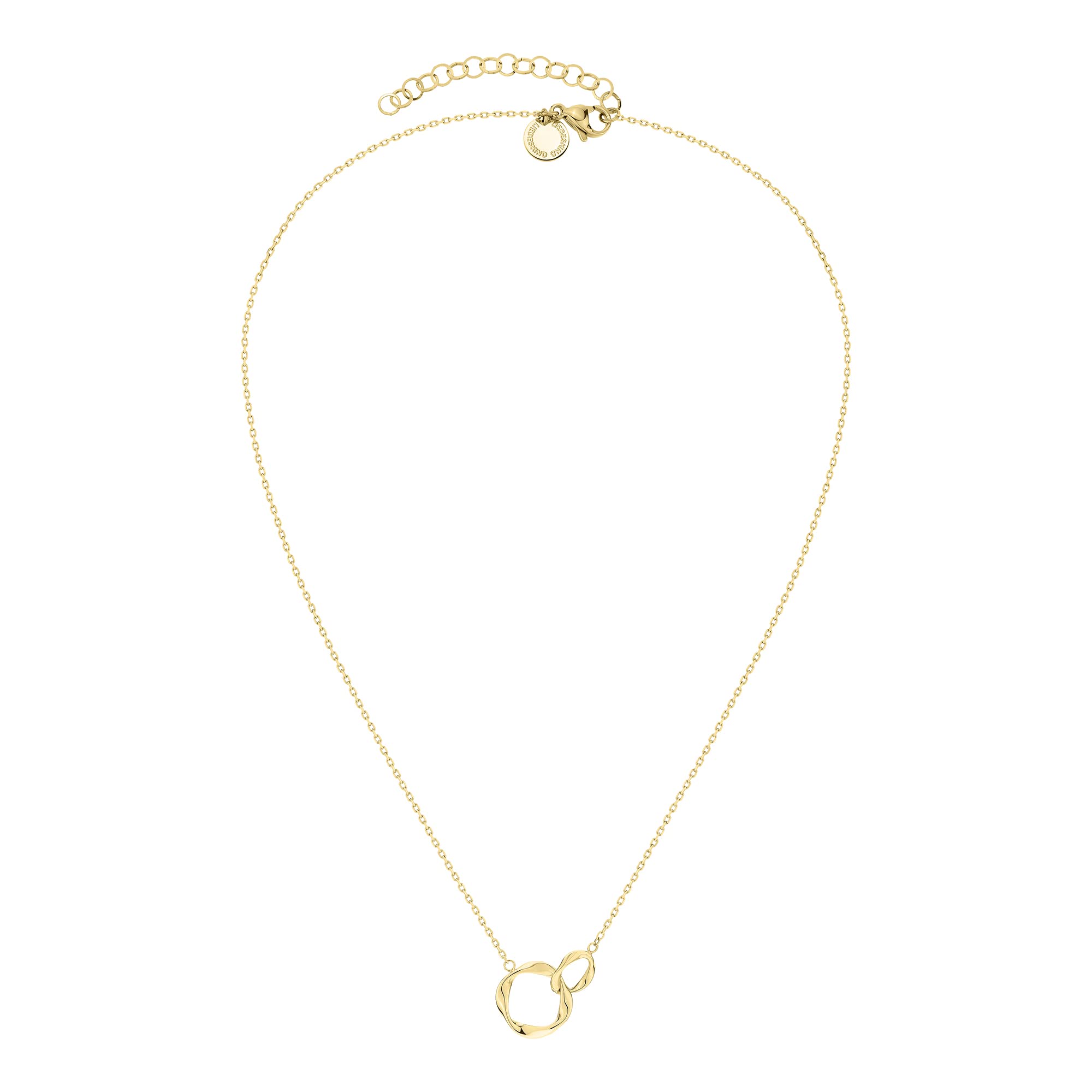 Liebeskind Berlin Para Mujer Infinity Joyería – Elegantee Cadenas Y Pulseras Con Organisch Geformten Infinity-Colgantes De Acero Inoxidable – Ajustable En - 2 Verschlungene Anillos