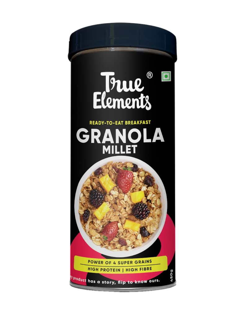 Buy True Elements Millet Granola 450g Millet Granola Sugar Free