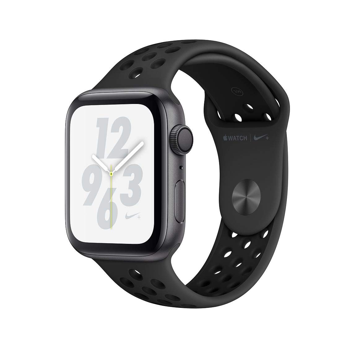 Apple Watch Nike+ Series 4 Aluminiumgehäuse Space Grau mit Schwarz 